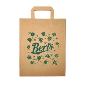 Bert's Branded Paper Bag - Designed by Shadric Toop